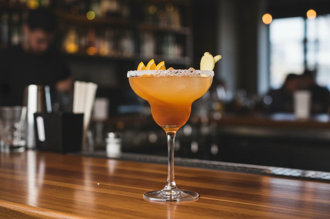 Orange Ginger Margarita Cocktail